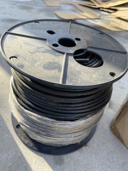One and a half roll of coax cable