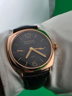 Panerai 18k gold GMT Brown dial