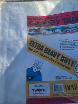 Extra heavy duty tarp