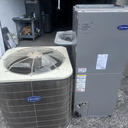 Carrier 2.5 Ton AC System – R410A – Air Handler + Condenser