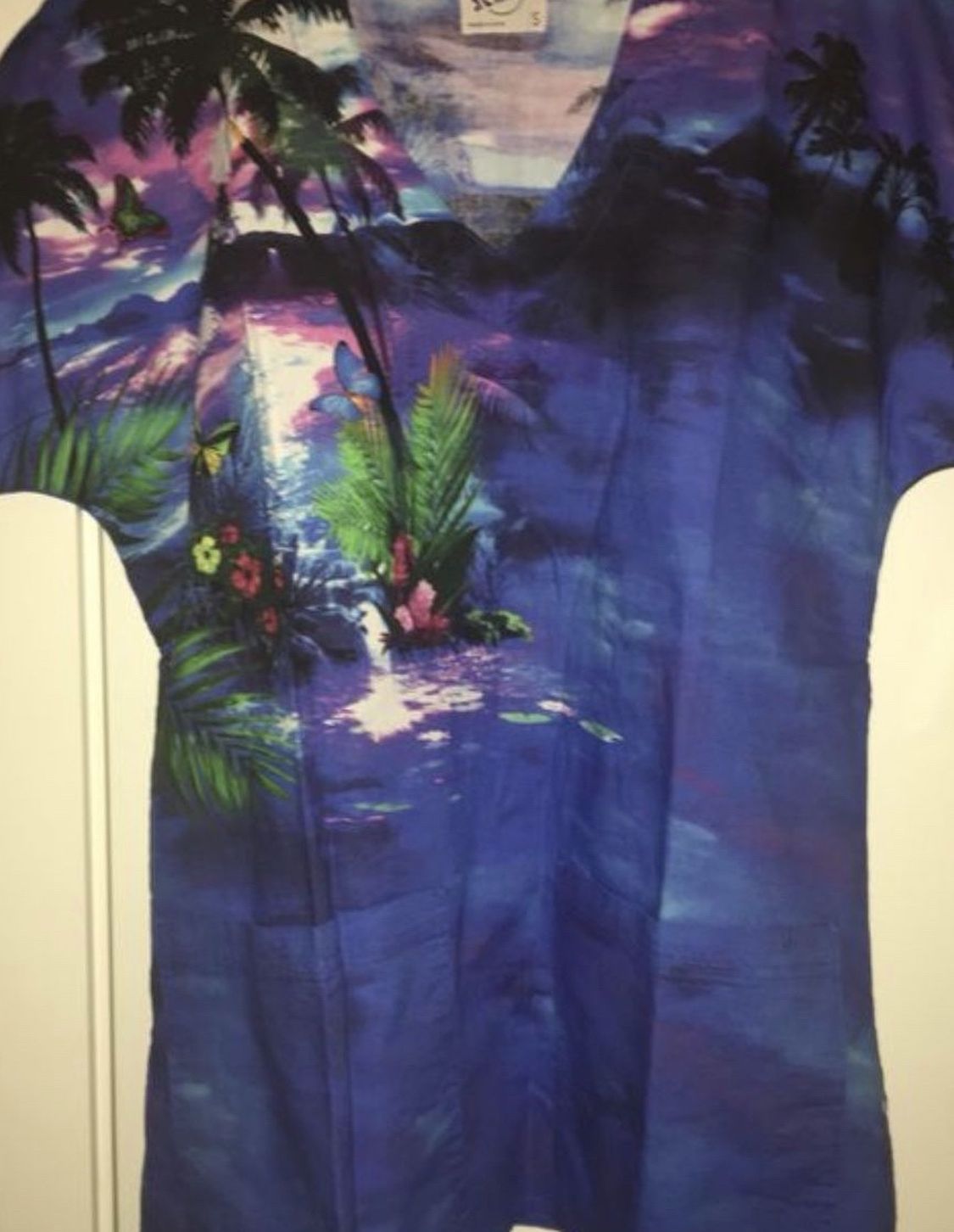 NEW Tropical Scrub Top (small)