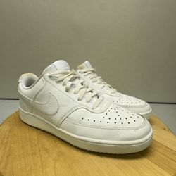 Nike Womens Court Vision Low CD5434-100 White Casual Shoes Sneakers Size 10  