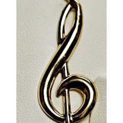 💕18k G-CLEF pendant