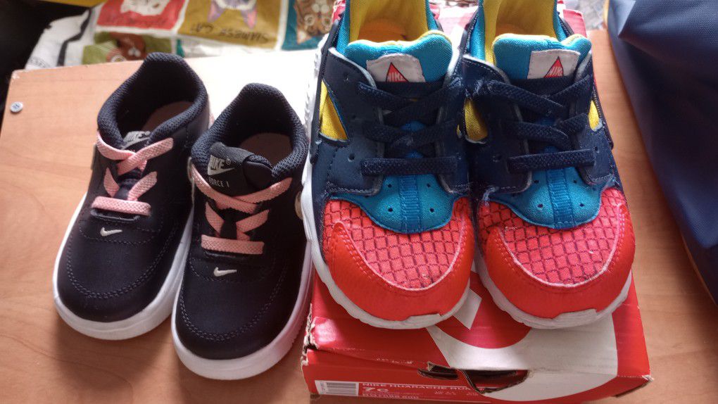 Toddler Nike Shoes Size 6c Air force/Huarache