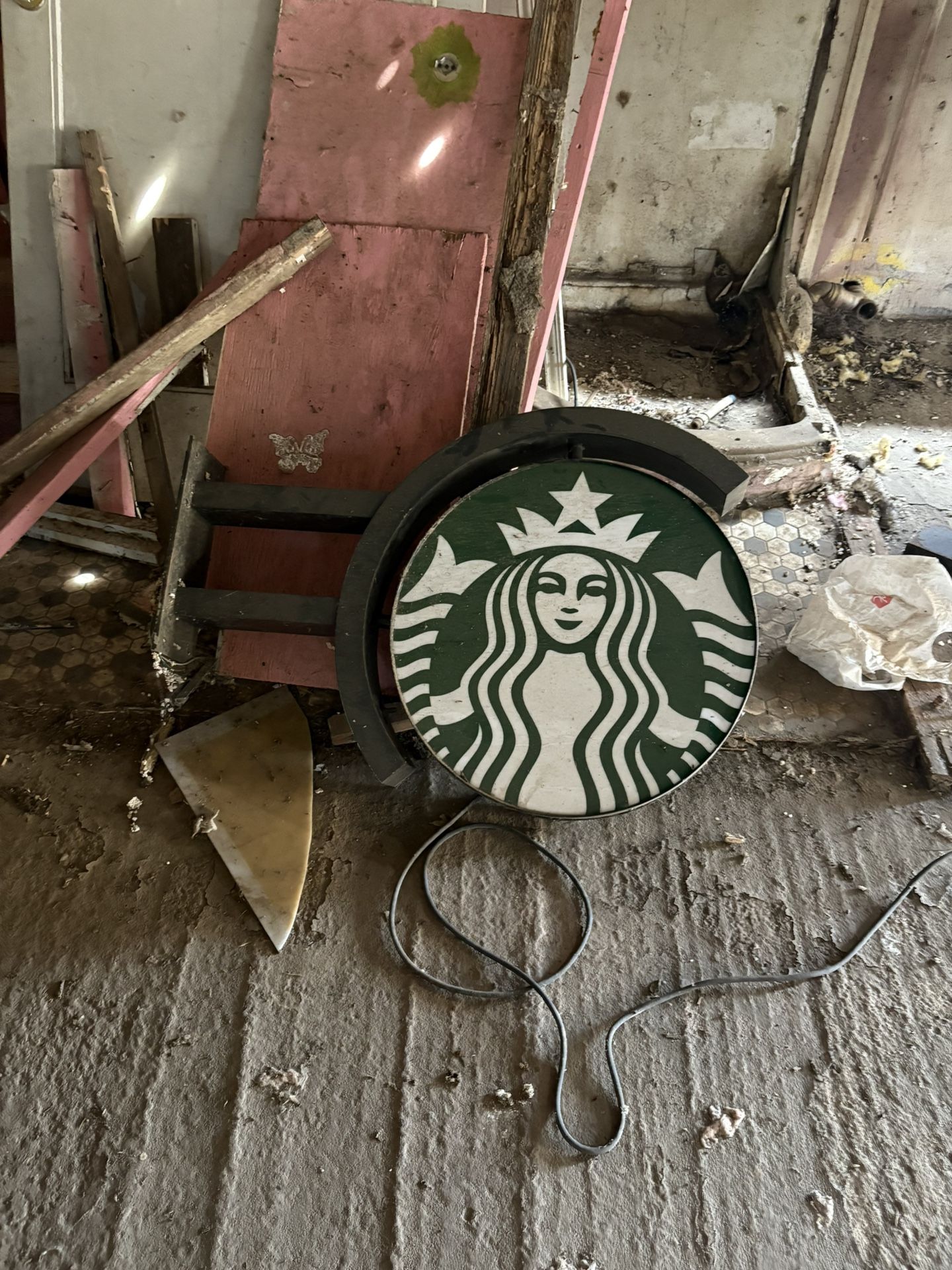 1990 Starbucks Neon Sign