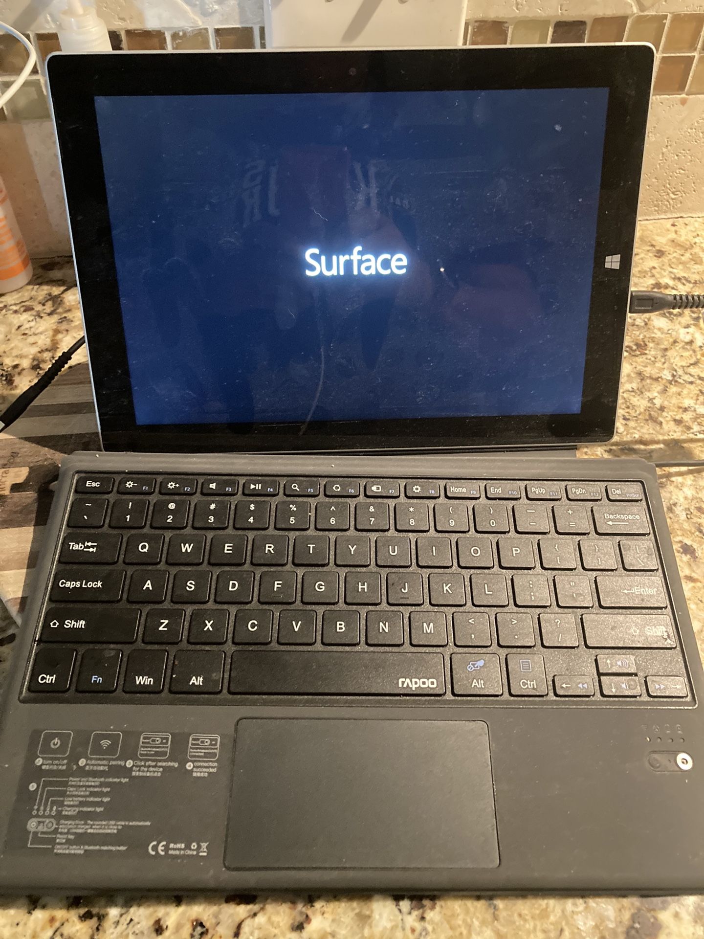 Surface 3 Computer With Wireless Keyboard