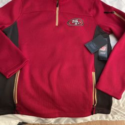 New San Francisco 49ers Sweater Fleece 1/4 Zip