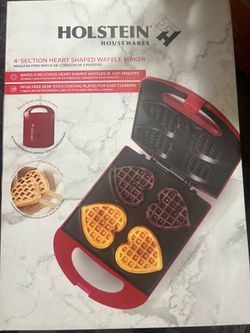 Heart waffle maker