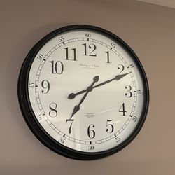 Large Sterling & Noble Wall Clock