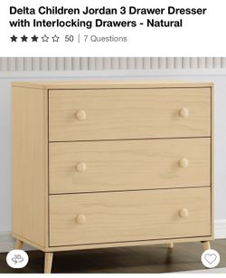 Delta 3 Drawer Dresser 