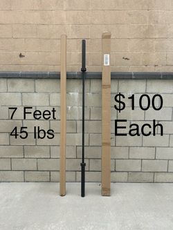 NEW Major Fitness 7ft Olympic Barbell - Black *7 Available*