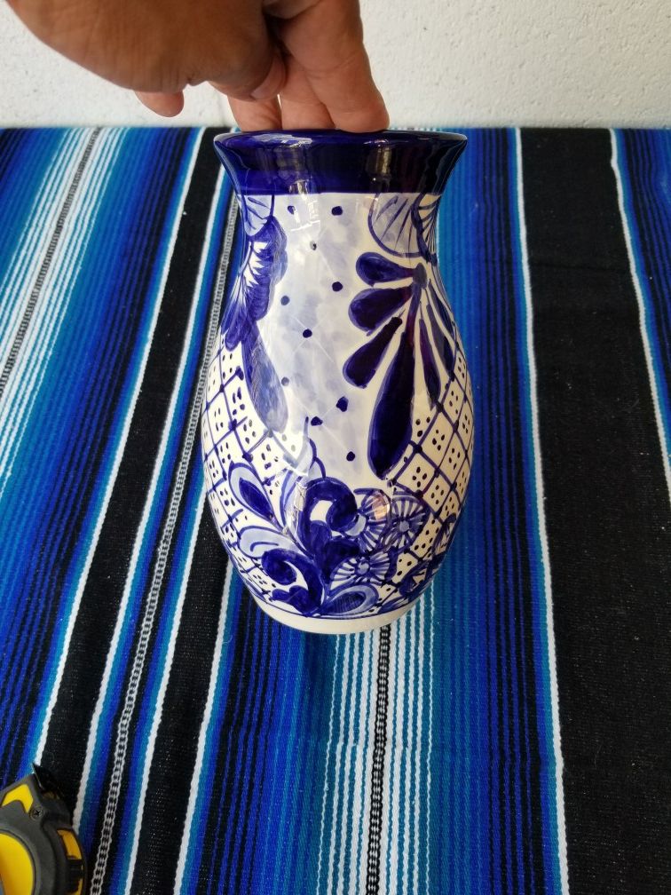 Talavera flower vase