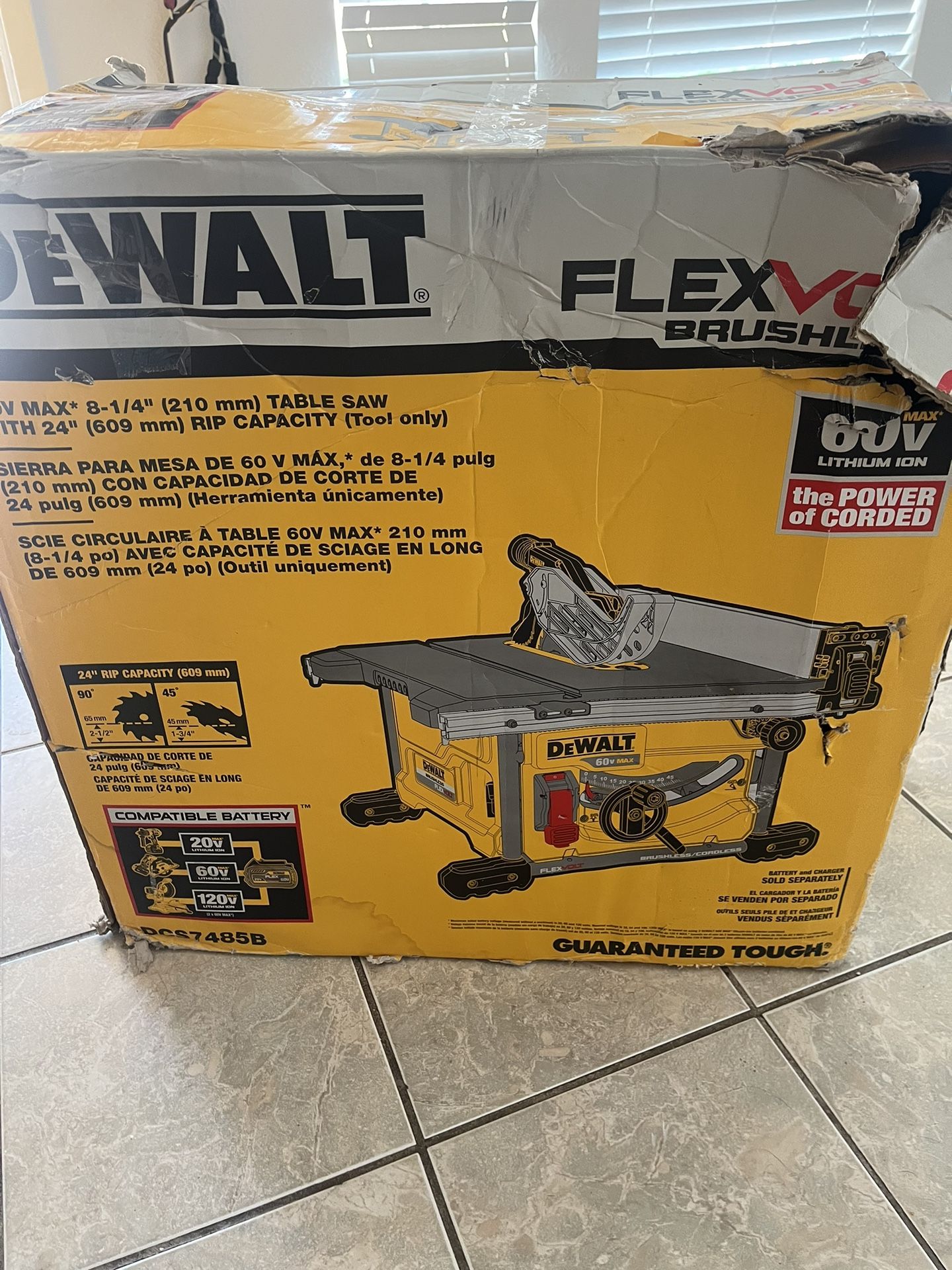 Dewalt Cordless table saw