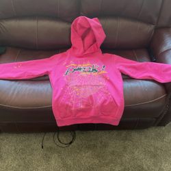 Pink Sp5der Hoodie (Never Worn)