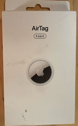 Apple air tags, never opened