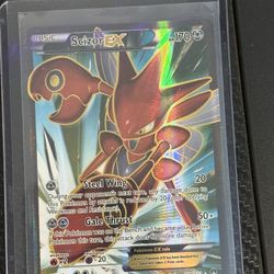 Pokémon TCG Scizor EX Full Art Ultra Rare Holo Card 119/122 XY Breakpoint LP