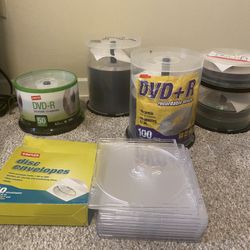 Discs DVD +R And DVD-R New In Wrapper And Singles
