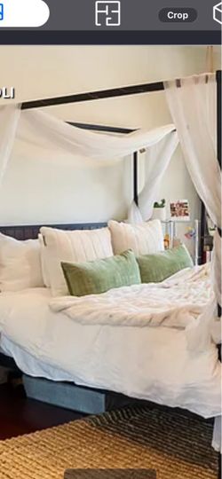 Beautiful queen size bed frame only