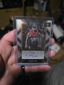 Wwe 2023 Select Jimmy Uso auto refractor signature selections & Jey Uso numbered /299