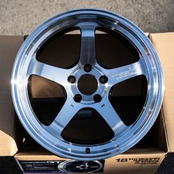 Advan GT Beyond-R / 18x10 +35 / 5x114.3 / Machining & Diamond Cut (MDC) Subaru WRX STI Civic FK7