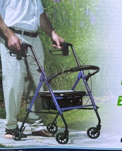 Seat rollator 4 wheels weight capacity 300LB $80