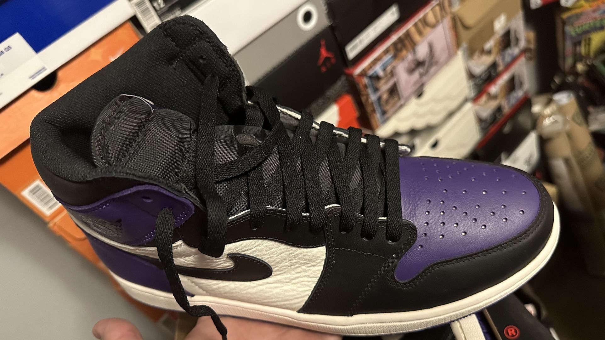 Nike Air Jordan 1 High Court Purple 1.0 Worn Sz 12
