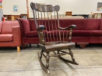 ETHAN ALLEN Vintage Spindle Back Barnstable Rocking Chair