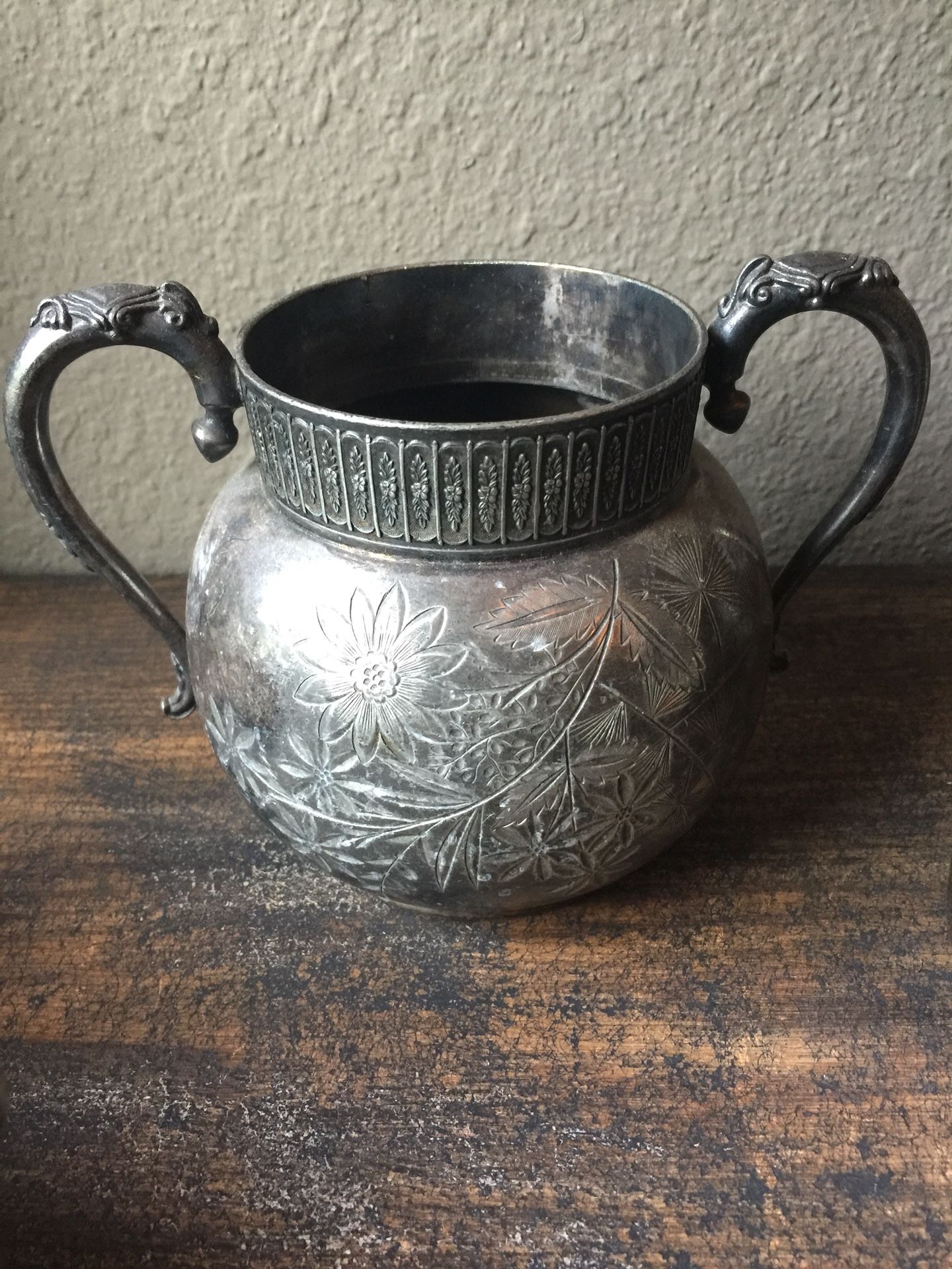 Vintage Rockford Silver Co. Quadruple Silver Plate 972 Vase