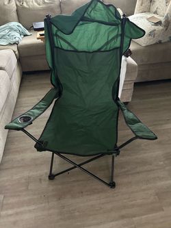 Fold Up Camping Chair with Canopy and Carrying Case