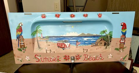 Vintage VW Bus Trunk Lid With Light By Guy Phillips