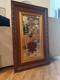 Antique wall mirror