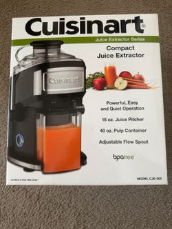 NEW IN BOX – Cuisinart Compact Juice Extractor (Model CJE-500)