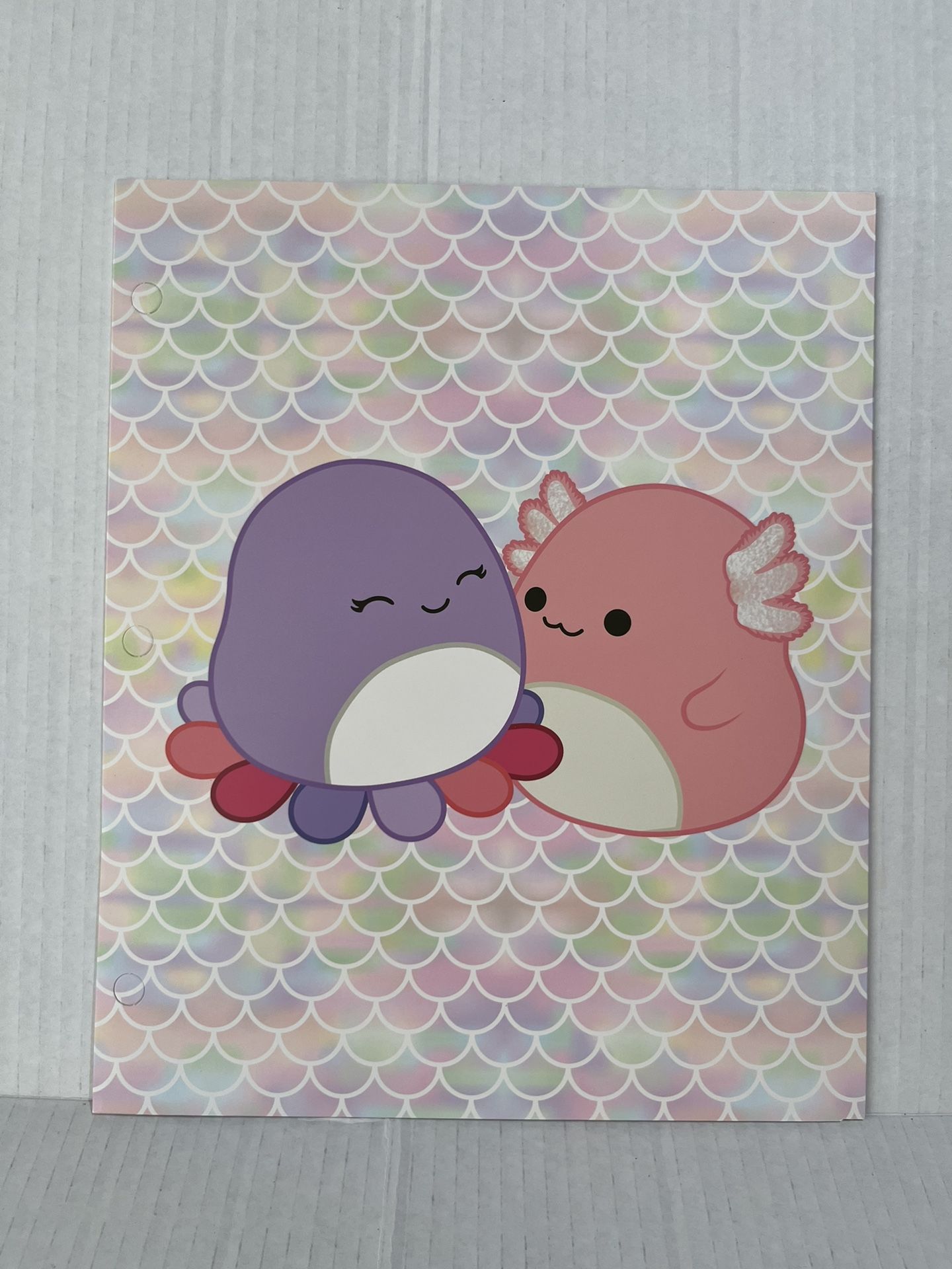 Squishmallow 2-Pocket Paper Portfolio