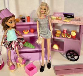 Barbie & Brat Doll With SNACKS!