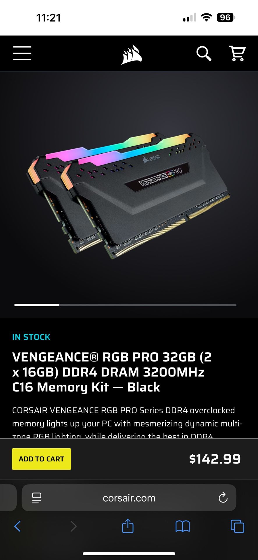 32gb DDR4 Ram