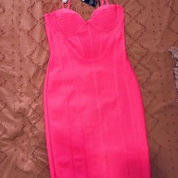 Hot Pink Fashion Nova Dress