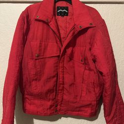 Vintage red bomber jacket, 80s🤔 Size 38 (M-L)