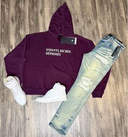 Brand New Enfant Riches Hoodie With Maison Margiela Sneakers  With Box