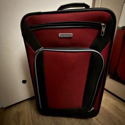 Red Carry-on Suitcase 