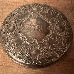 Vintage Sterling Silver Compact Mirror
