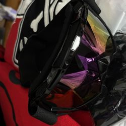 Riding Goggles Black Polarized Elastic Strap Face Masks Include Included Free Gift