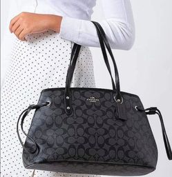 Coach F57842 Signature Drawstring Carryall