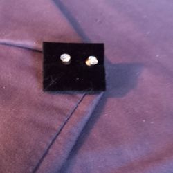 Diamonesse Diamonds Round Cut Earrings NEW