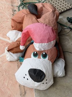 Free Dog Blow Up Christmas 