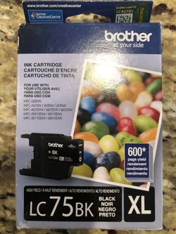 Brother Black Printer Ink (LC75M)