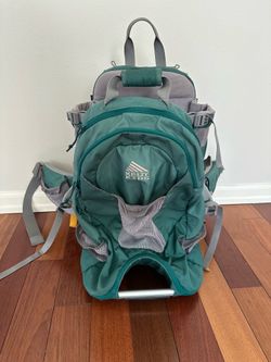 Kelty Kids Child Carrier Hiking Backpack Green/Gray Baby Toddler Carrier