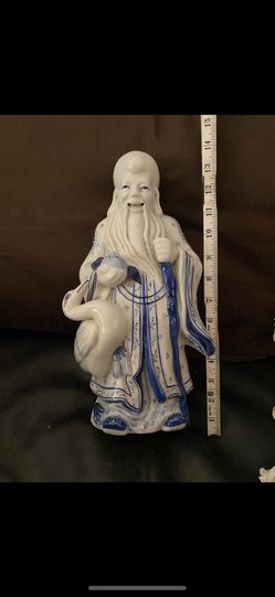 Asian Wiseman Statue