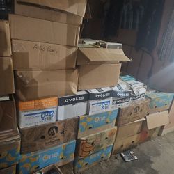 Boxes of Books and Books On Cd