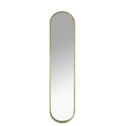 Retro Metal Wall Mirror Brand: Amazon Model: 18176 Color: Brass Dimension: 9 x 39".