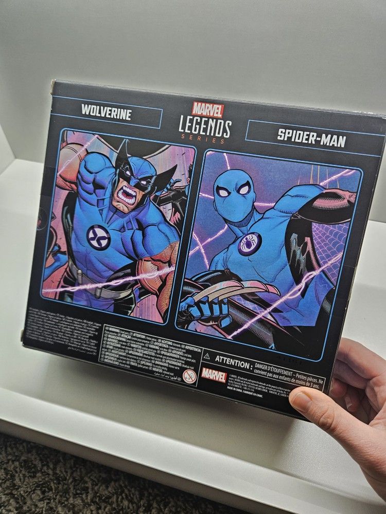 Marvel Legends Fantastic Four Wolverine and Spiderman 